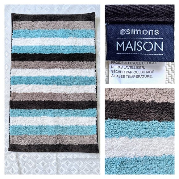 SIMONS (La Maison) Bathroom Rug 100% Polyester Microfiber - Picture 1 of 7